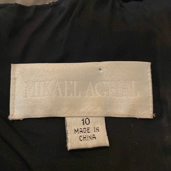 NWOT Mikael Aghal from Bergdorf Goodman  100% silk gorgeous sequin dress. - Picture 12 of 14